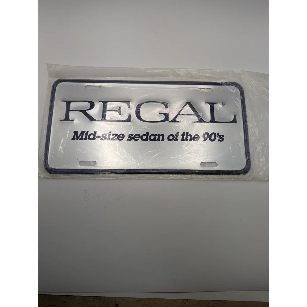 BUICK REGAL‎ GM CAR DEALERSHIP booster license plate Century Grand National CXL